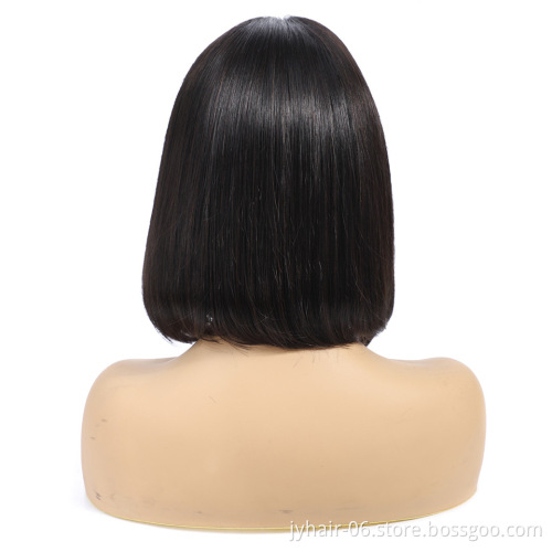 Eli Cuticle Aligned Human Hair Wigs Short Cut Bob Lace Front Wigs Remy Human Hair